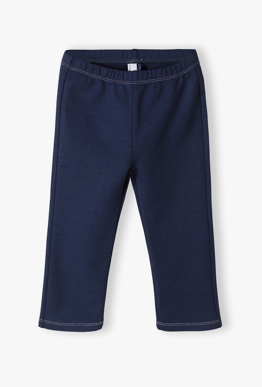 Granatowe dzwony niemowlęce z dzianiny - 510.15.