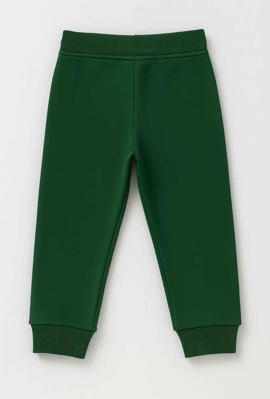 Zielone spodnie dresowe chłopięce z nadrukiem