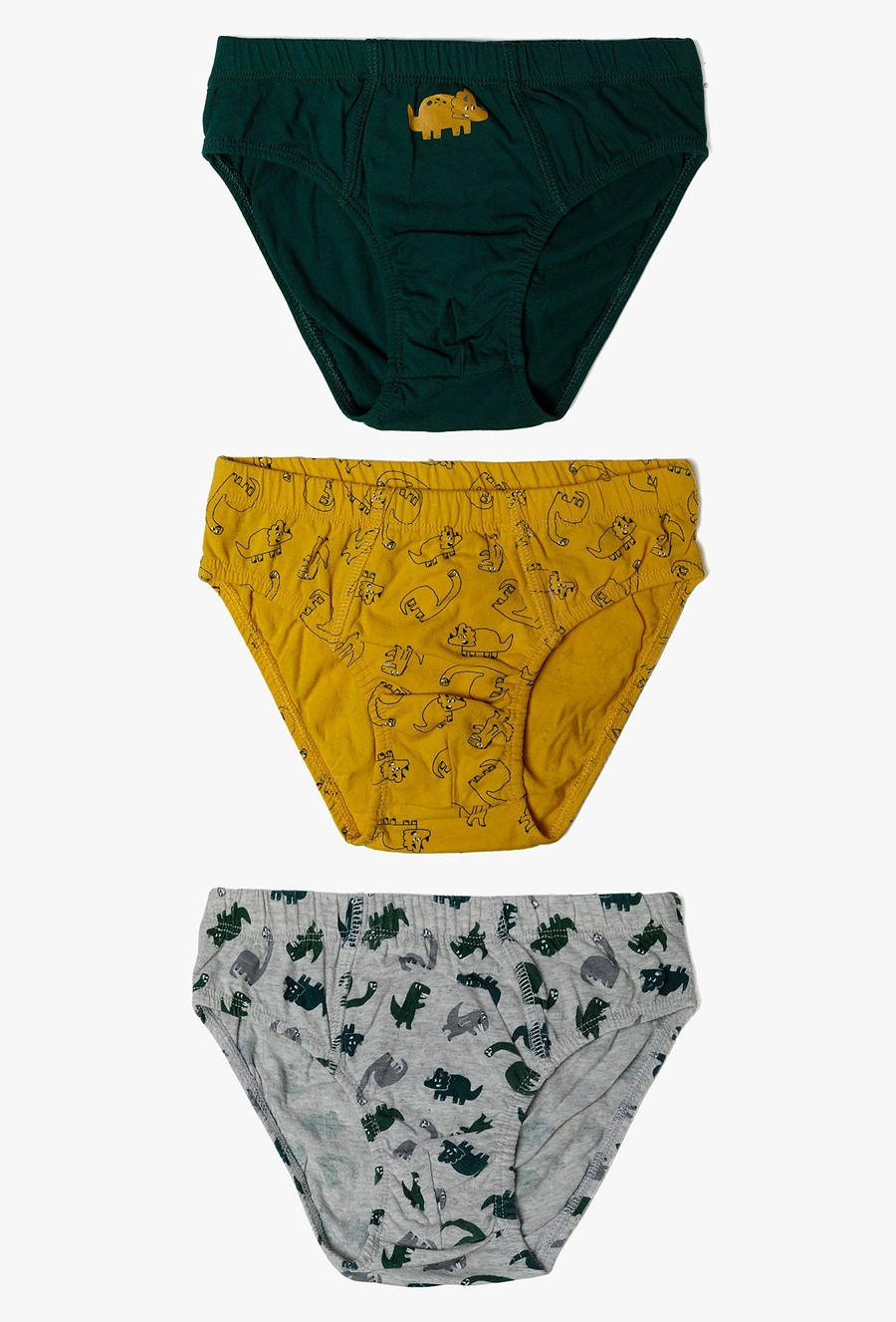 Majtki chłopięce w dinozaury - 3pak - 510.15.