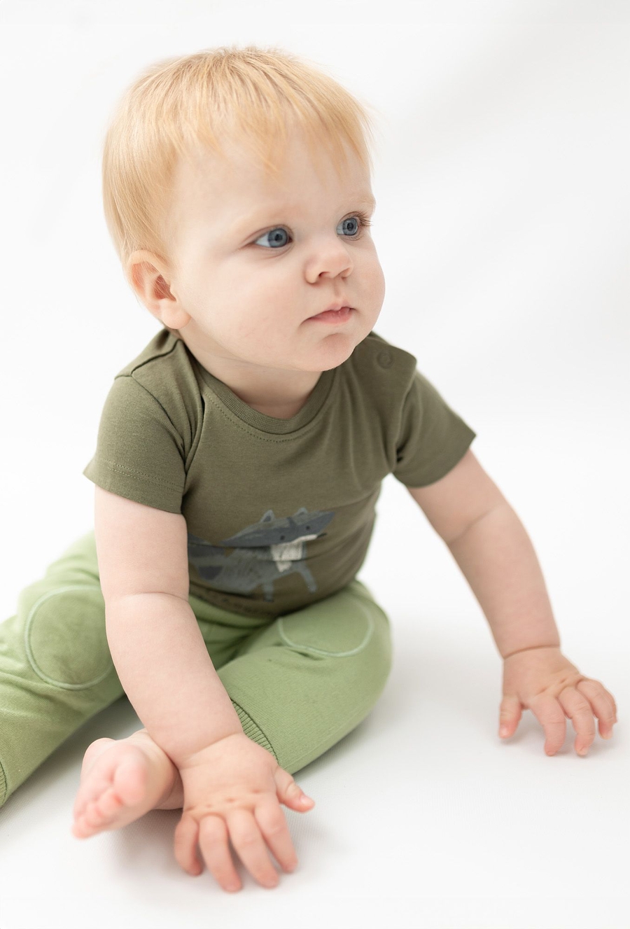 Zielone body z ótkim rękawem