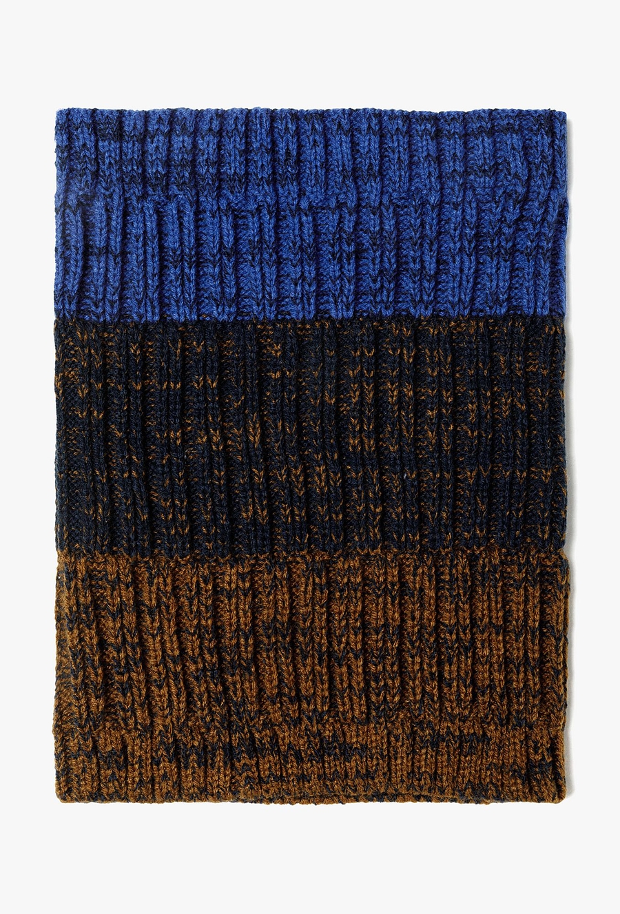 Komin chłopięcy zimowy z polarową podszewką