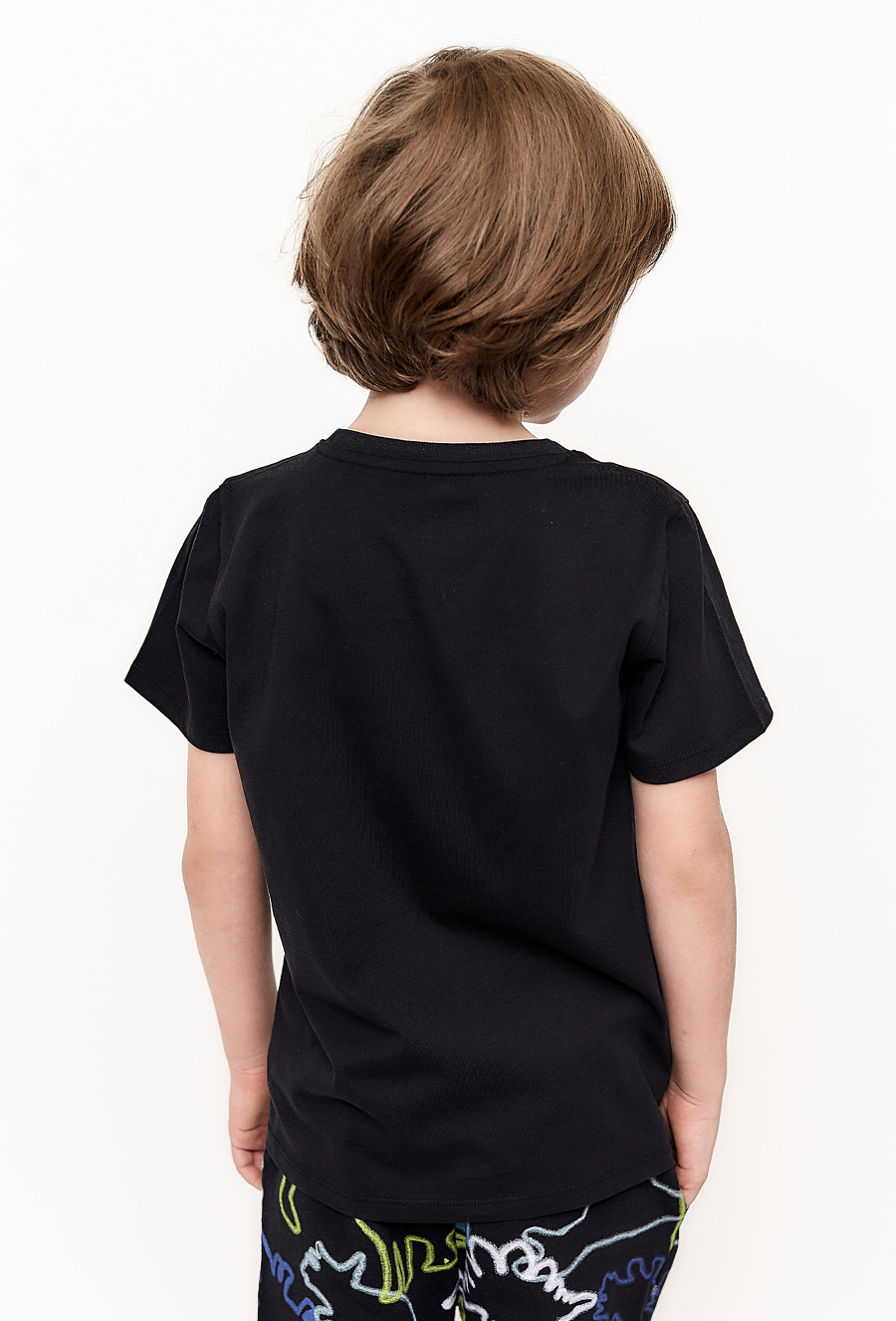 Koszulka dla chłopca - neonowy dinozaur - 510.15.