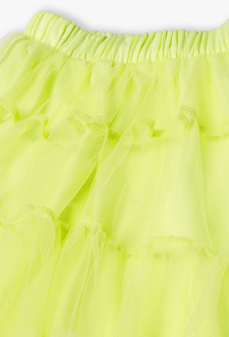 Tiulowa seledynowa spódnica dla dziewczynki - 510.15.