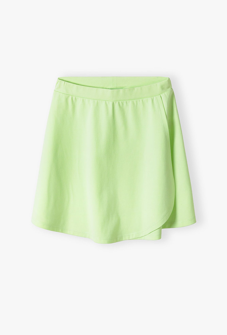 Krótka spódniczka z zakładką