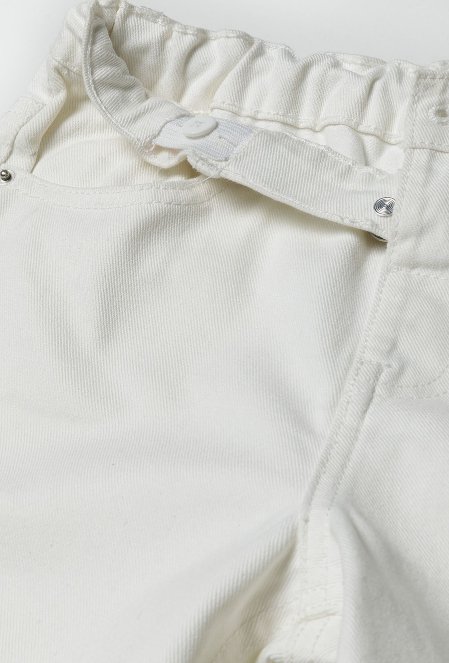 Białe jeansowe spodenki na lato - Limited Edition