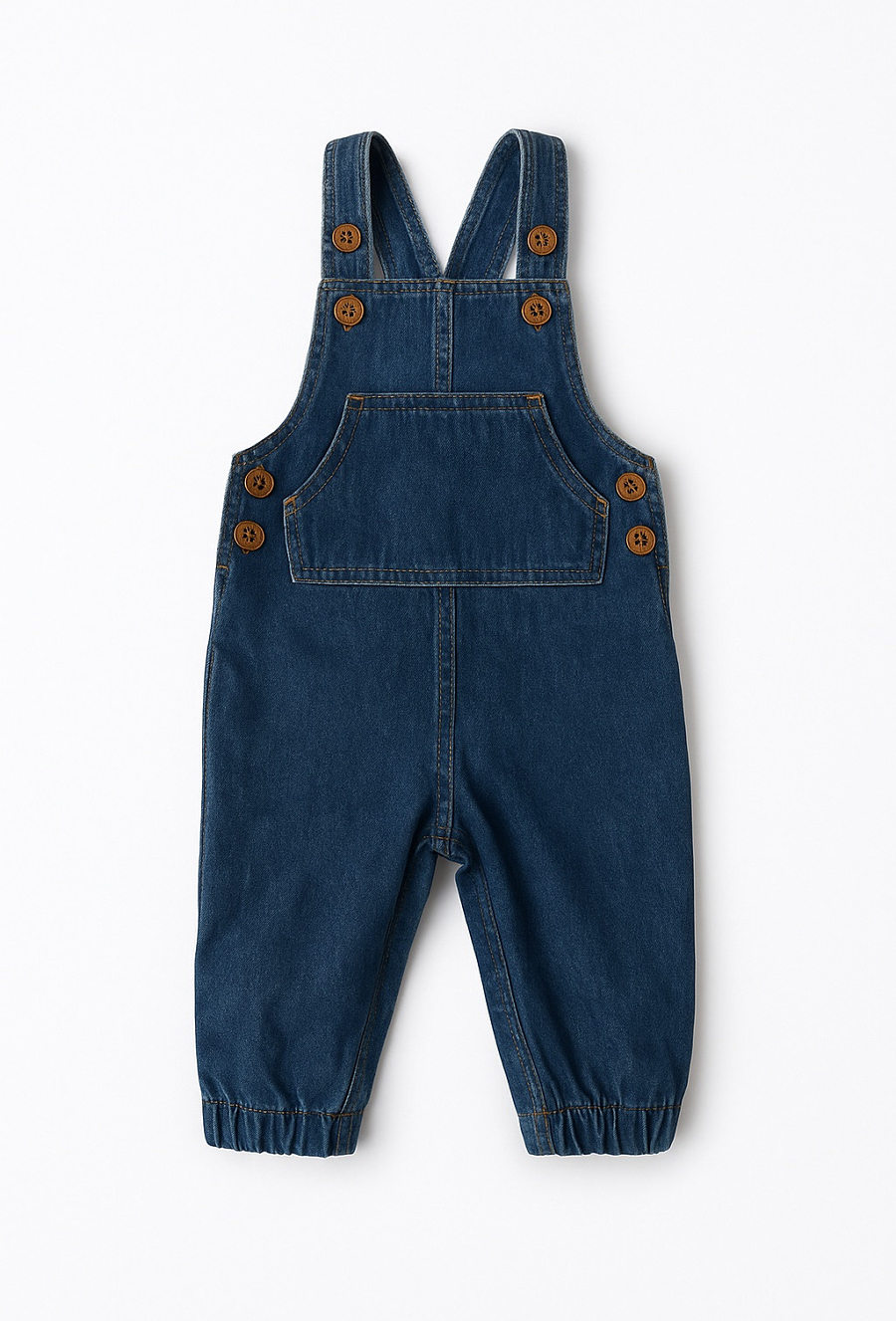 Jeansowe ogrodniczki niemowlęce