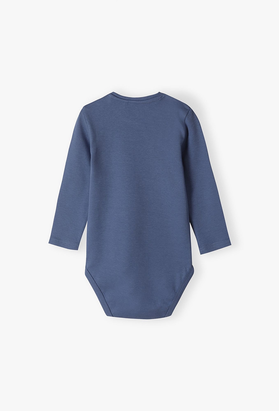 Granatowe body niemowlęce z napisem 