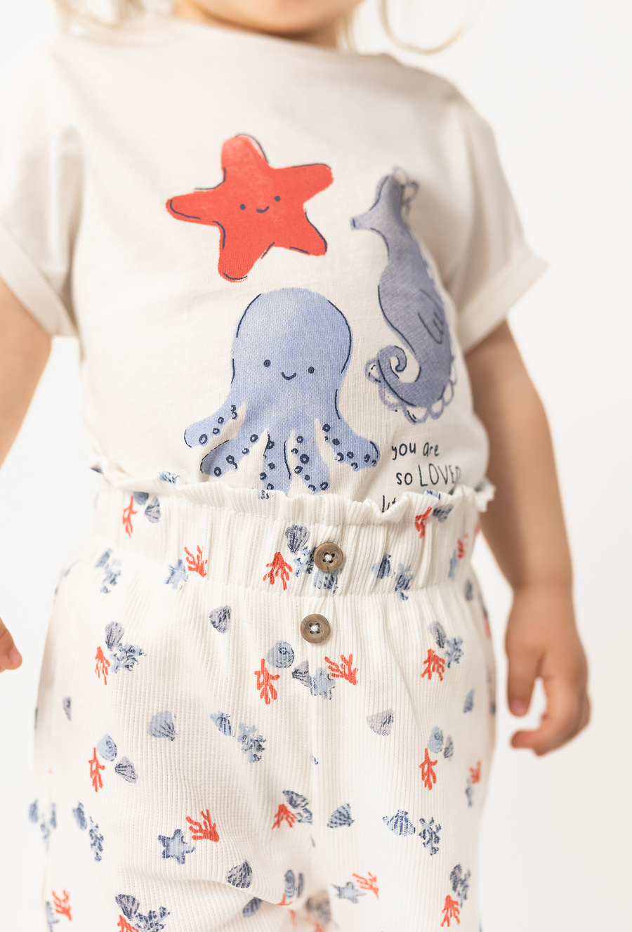 Szorty niemowlęce z nadrukiem