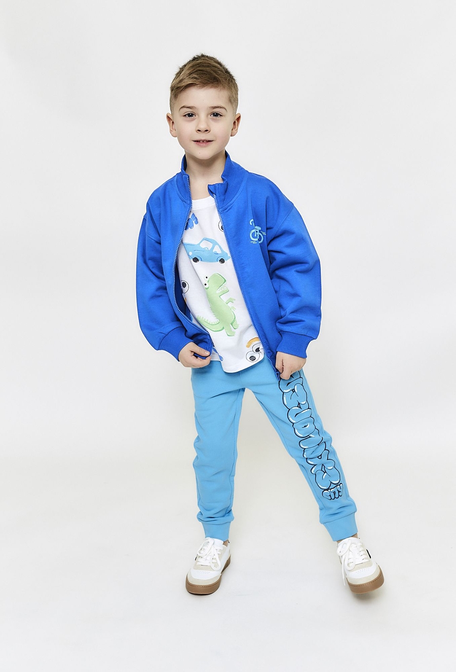 Spodnie dresowe dla chłopca - niebieskie