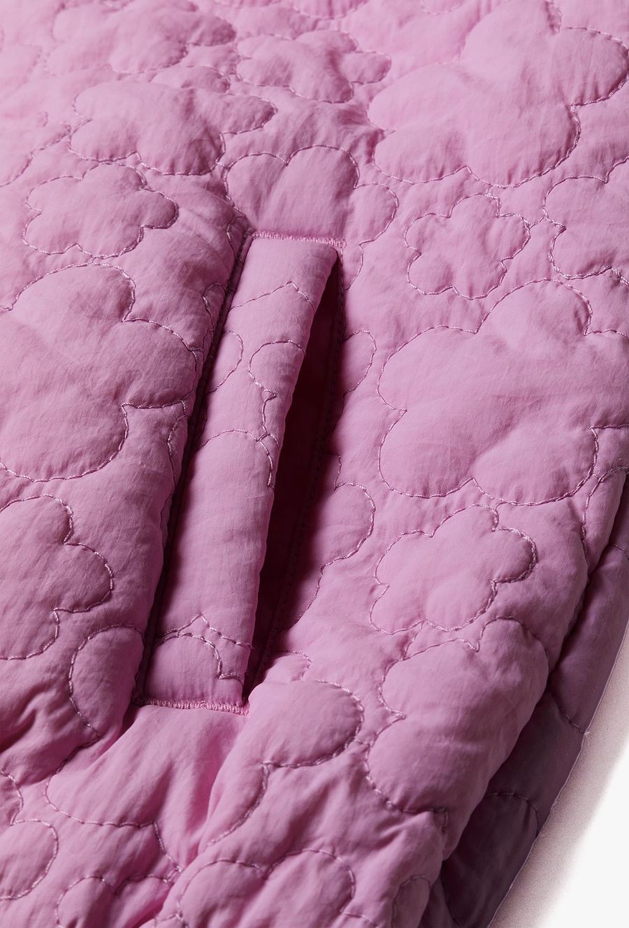 Różowy pikowany bezrękawnik dla dziewczynki - 510.15.