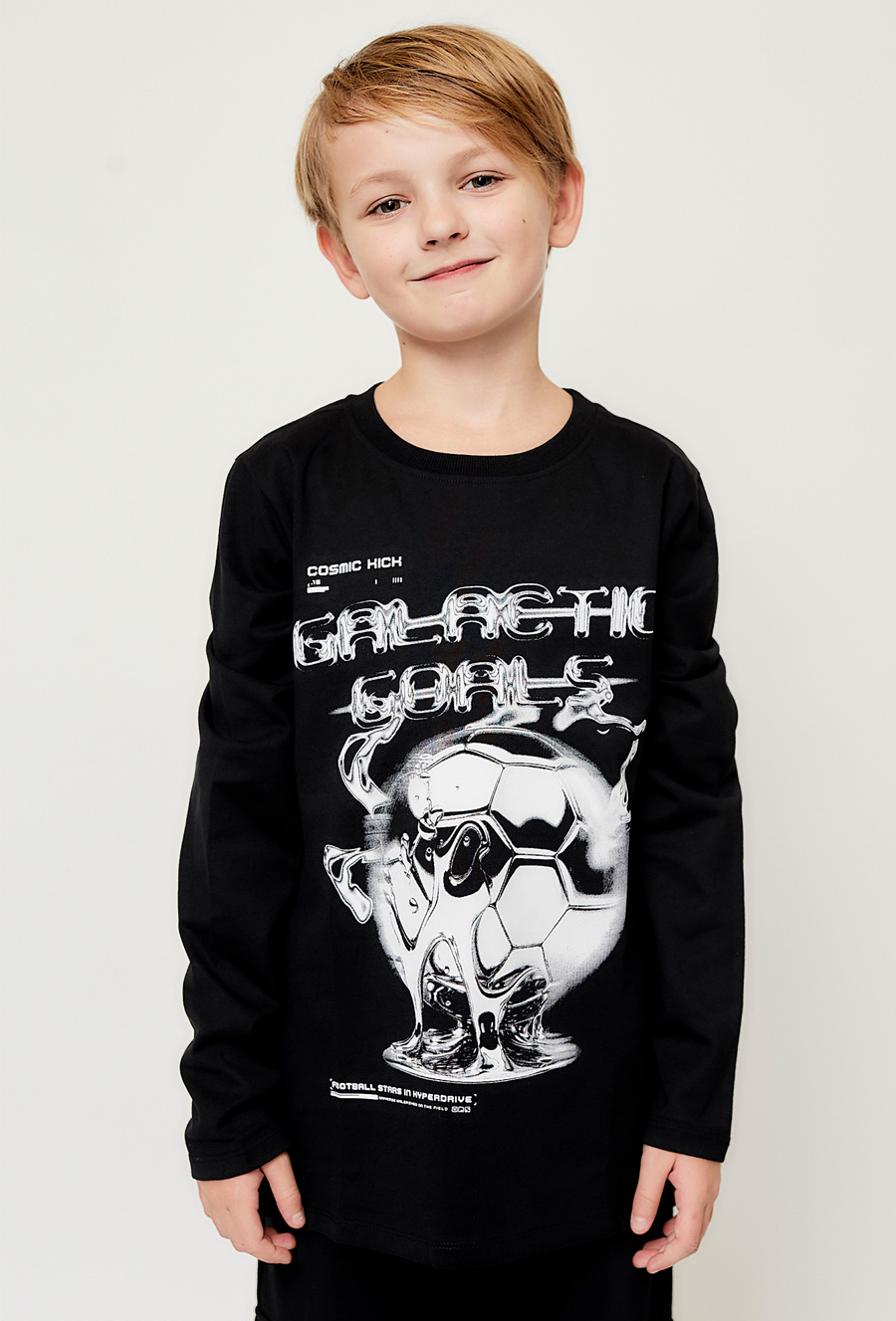 Bluzka z długim rękawem i nadrukiem