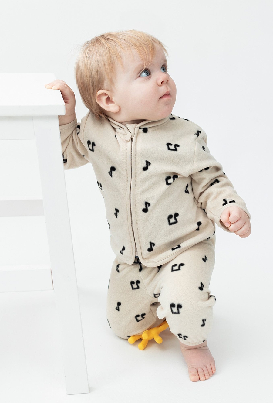 Polarowa bluza rozpinana na stójce- 510.15.