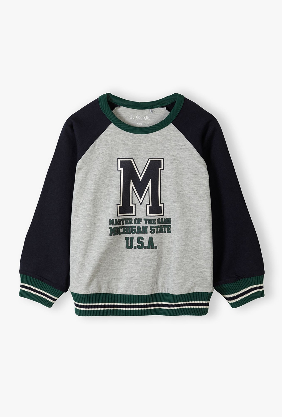 Cienka bluza dresowa dla chłopca - Michigan - US.A. - 5.10.15.