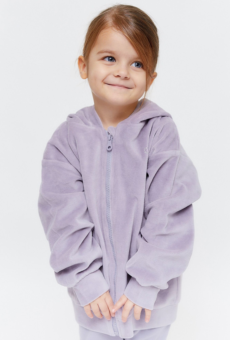 Fioletowa bluza z kapturem