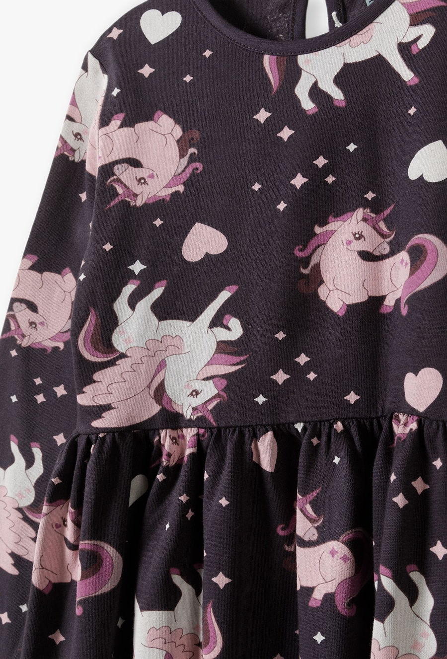 Sukienka z długim rękawem w jednorożce - 510.15.