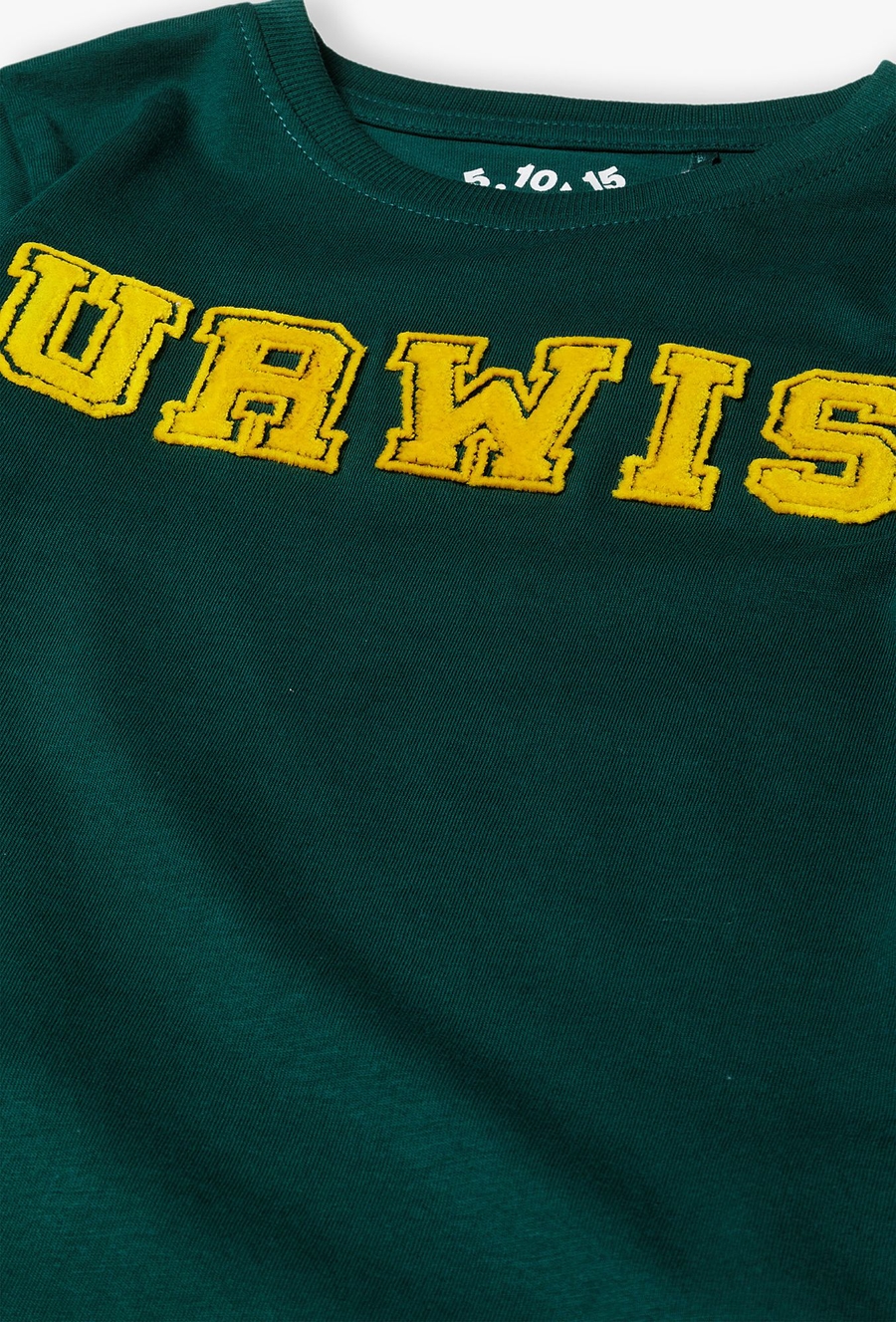 Zielona bluzka dzianinowa z napisem URWIS - 510.15.