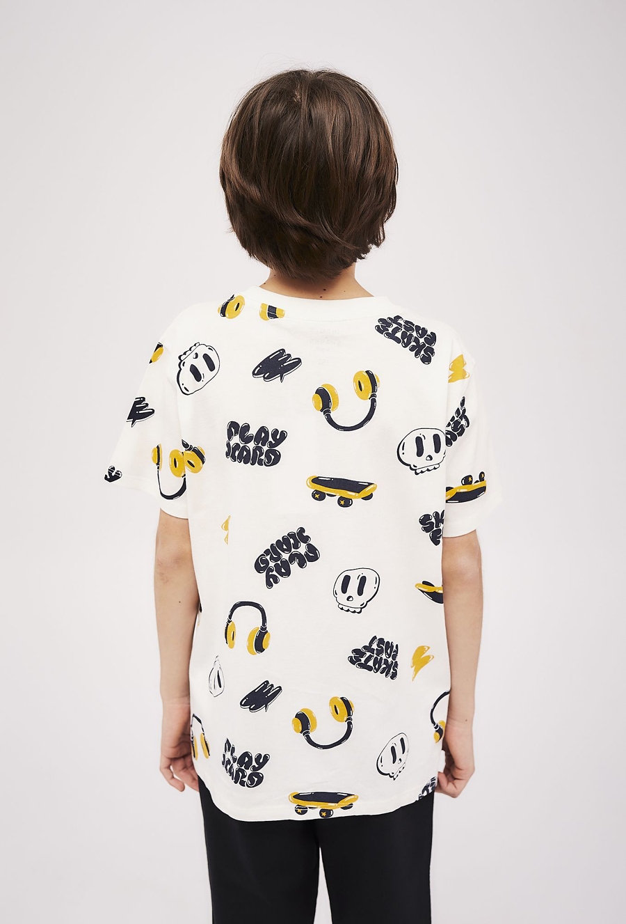 T-shirt dla chłopca - bawełniany z kolorowym nadrukiem