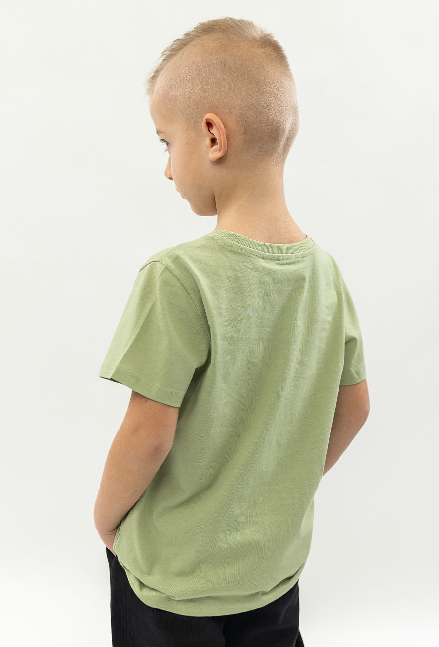 Zielona koszulka chłopięca z szopem 01I4718-6414