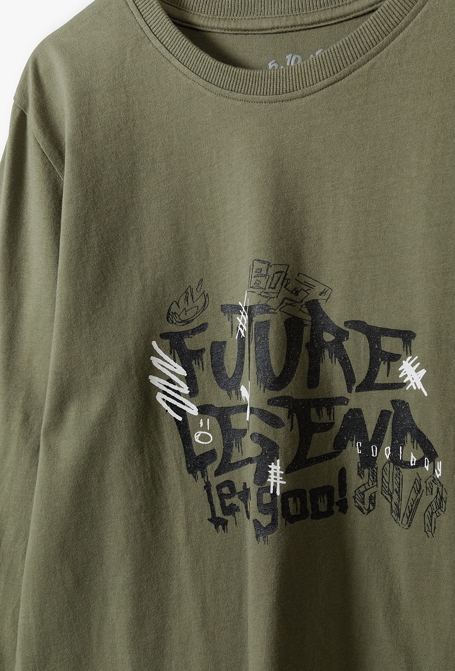 Dzianinowa dwuczęściowa piżama dla chłopca - zielona - 510.15.