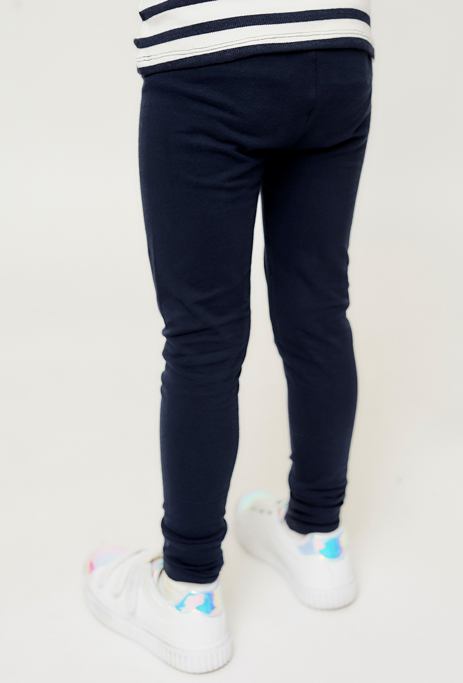 Granatowe legginsy dla dziewczynki - 510.15.