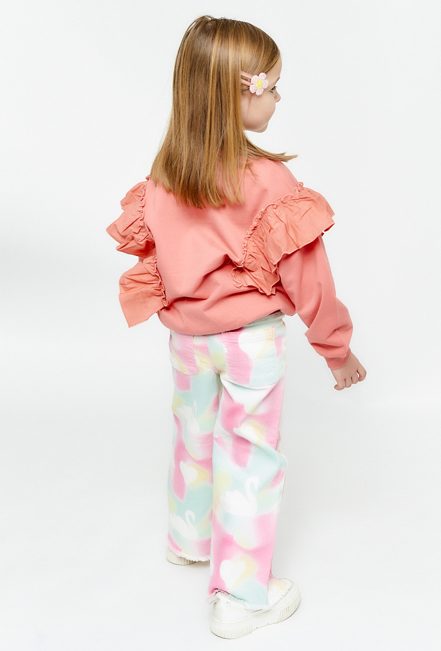 Bluza z dekoracyjnymi falbanami