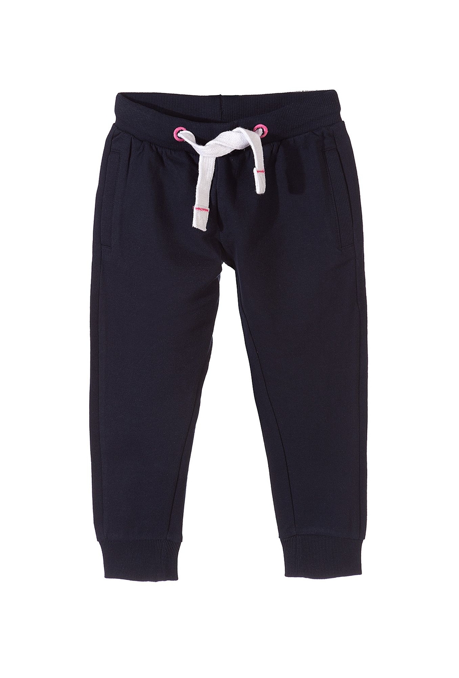 Granatowe spodnie dresowe dla dziewczynki