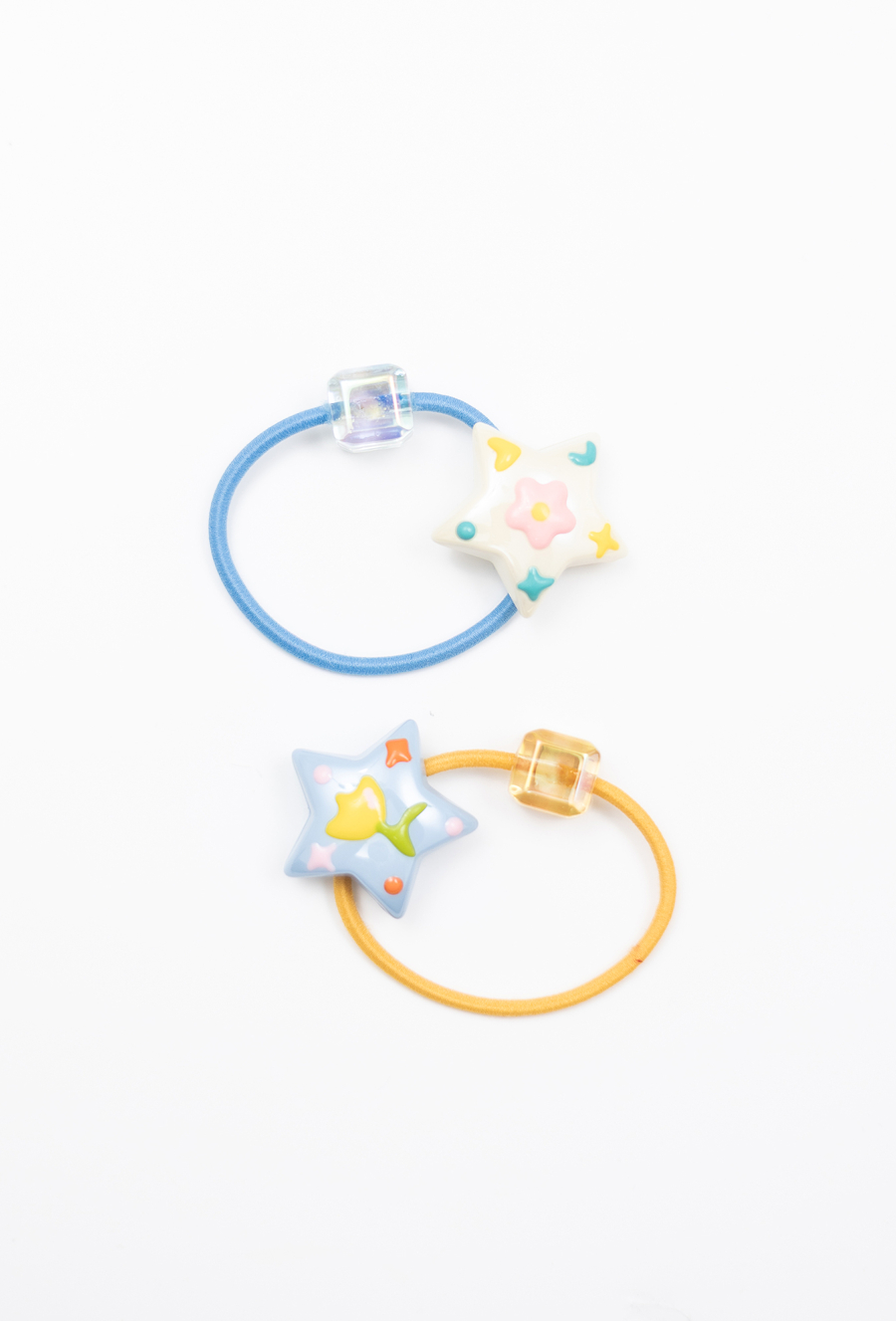 Gumki do włosów - gwiazdki i korlaiki