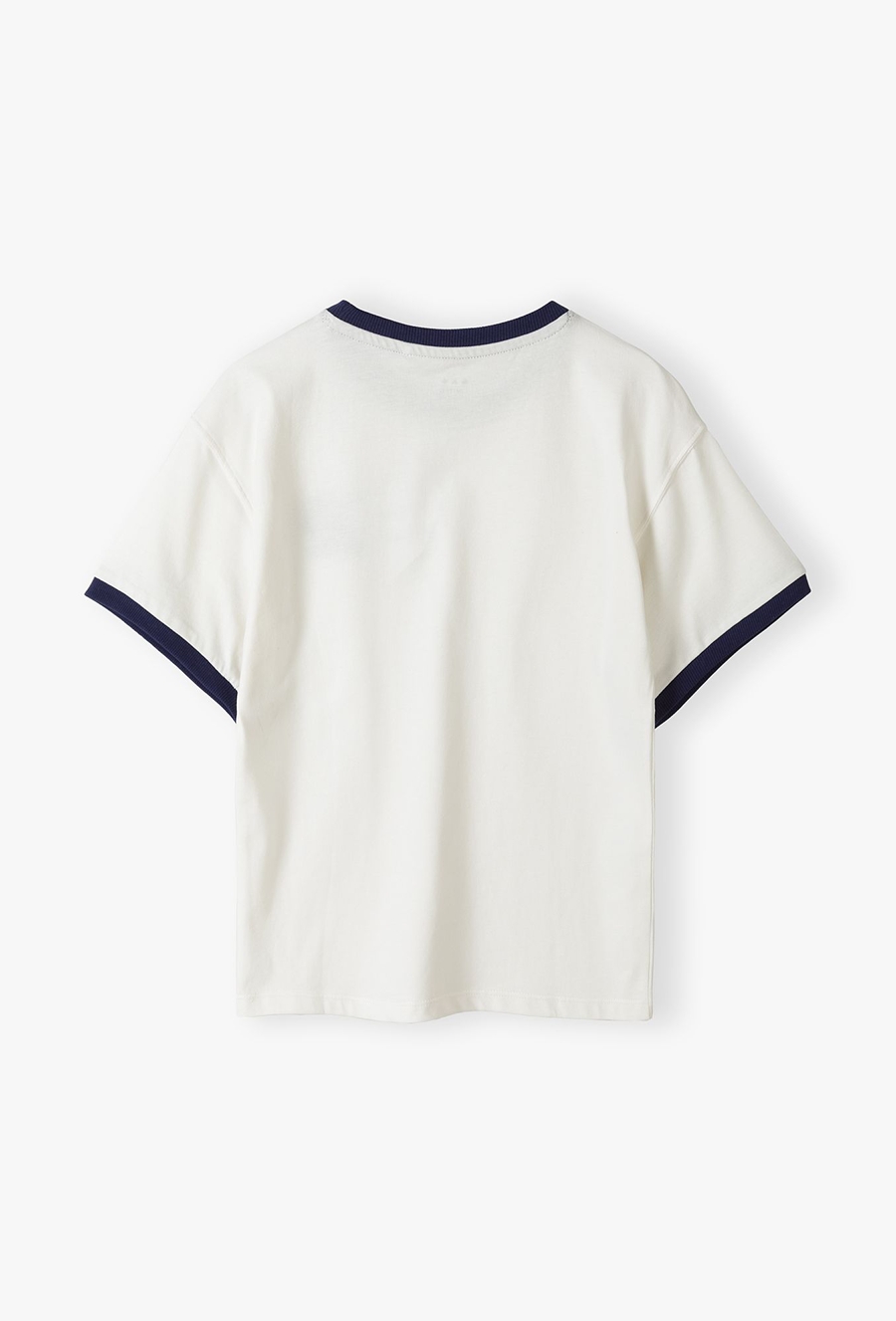 T-shirt dla chłopca - biały z naszywką - Limited Edition