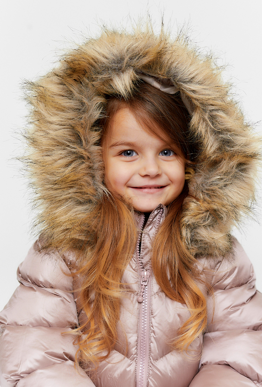 Płaszcz zimowy pikowany dla dziewczynki - 510.15