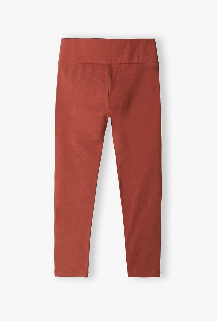 Sportowe leginsy dziewczęce z ozdobnym pasem