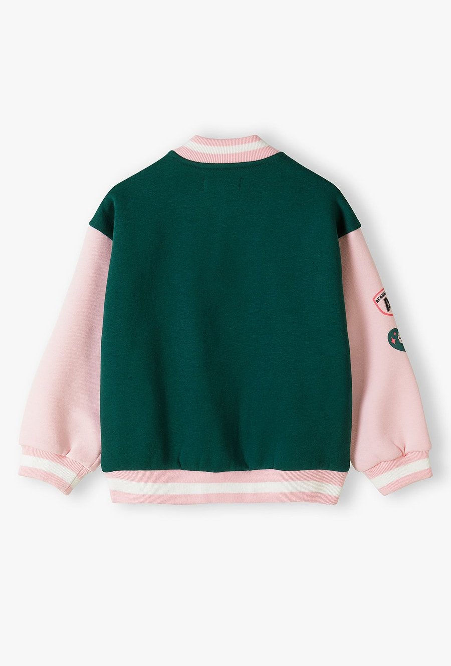 Bluza dziewczęca - bomberka - zielona - 510.15.