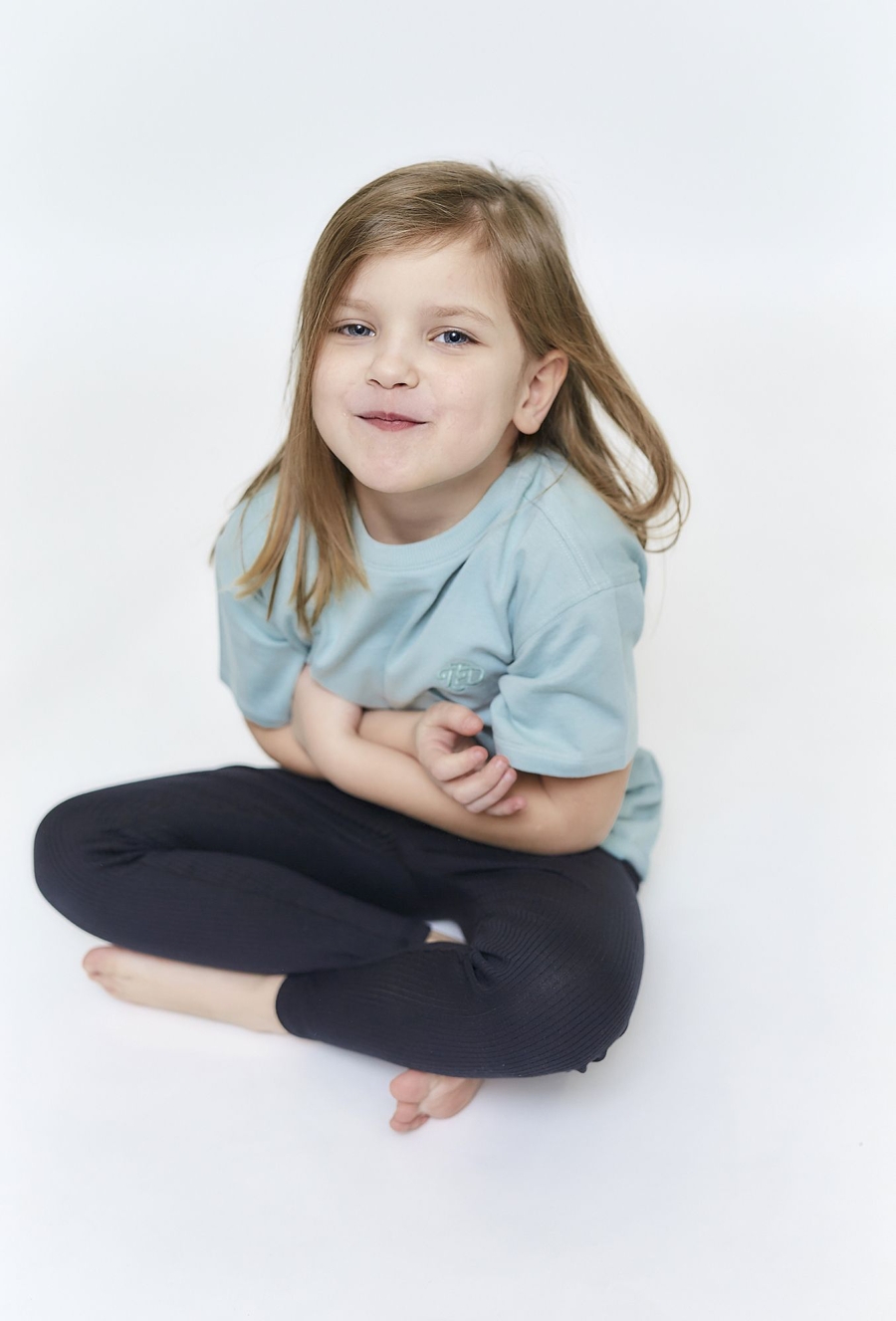 Dziewczęce legginsy prążkowane – 2-pak