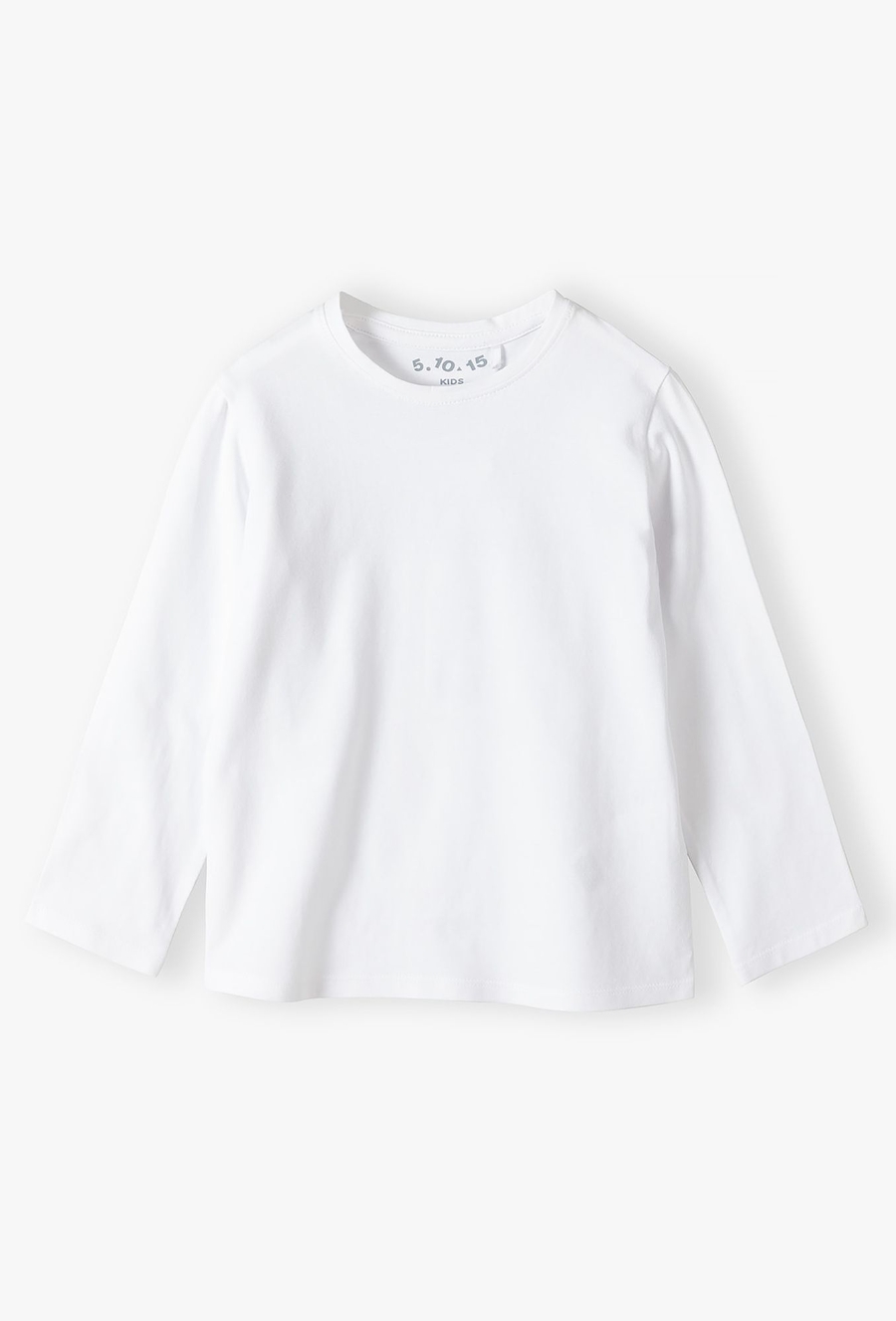 Biała bluzka z długim rękawem - basic - Lincoln&Sharks