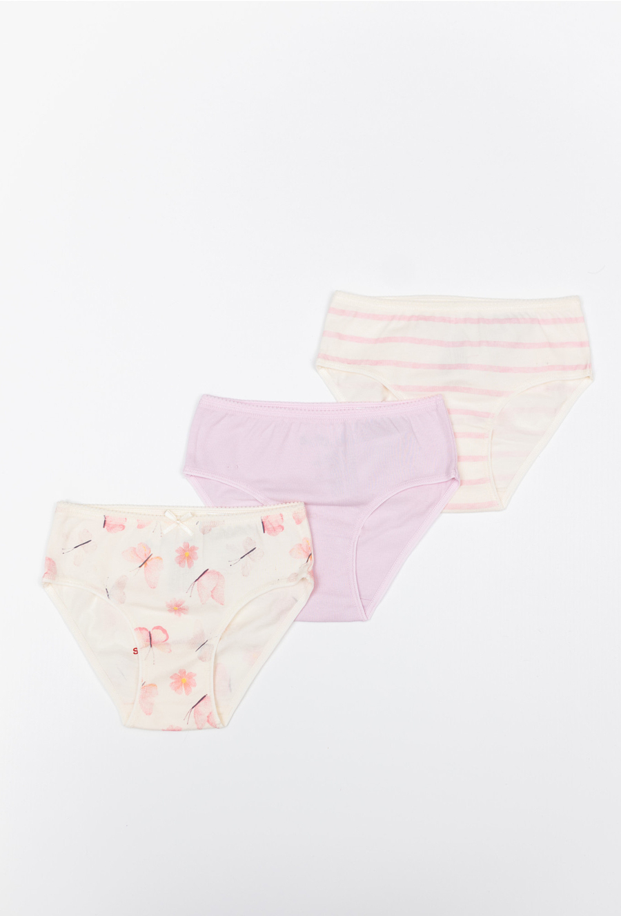 Majtki bawełniane dla dziewczynki - 3-pak
