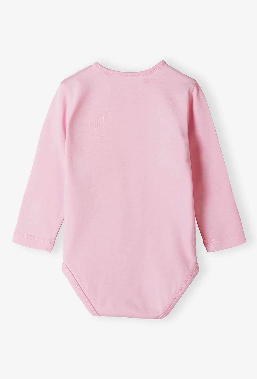 Body różowe z długim rękawem
