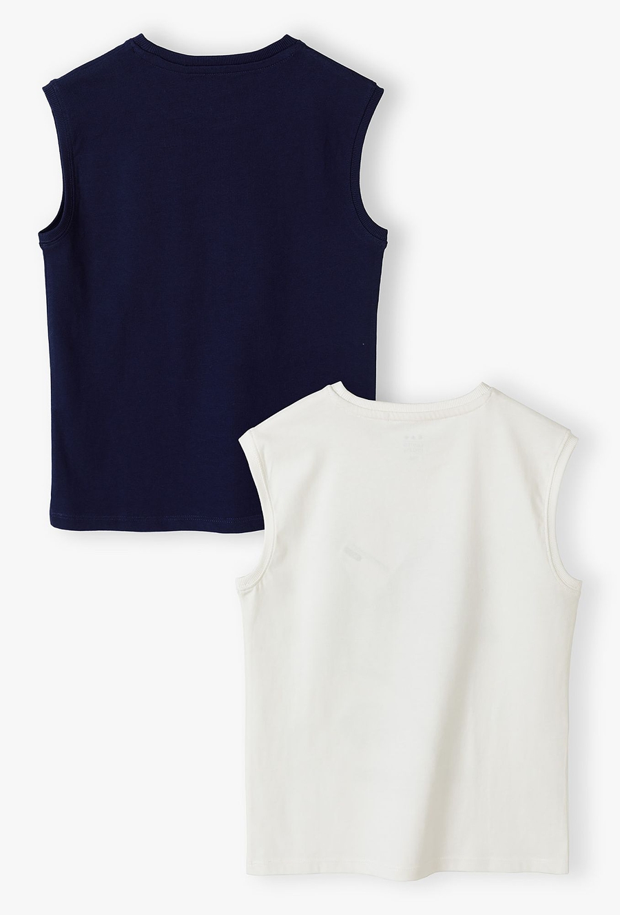 Bluzki na lato - biała i granatowa 2pak - Limited Edition