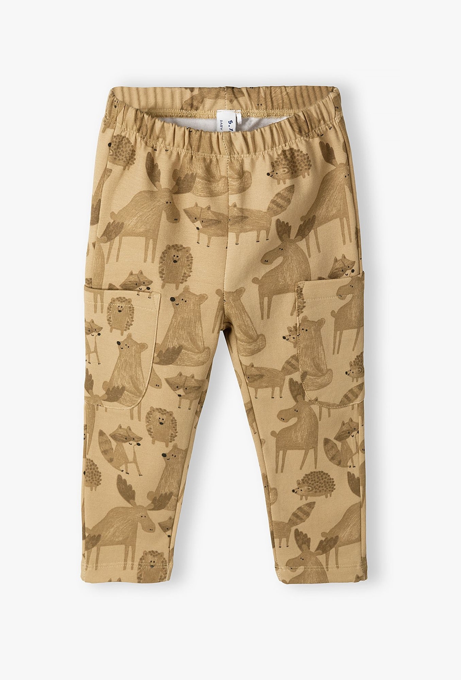 Brązowe spodnie dresowe dla niemowlaka - 510.15.