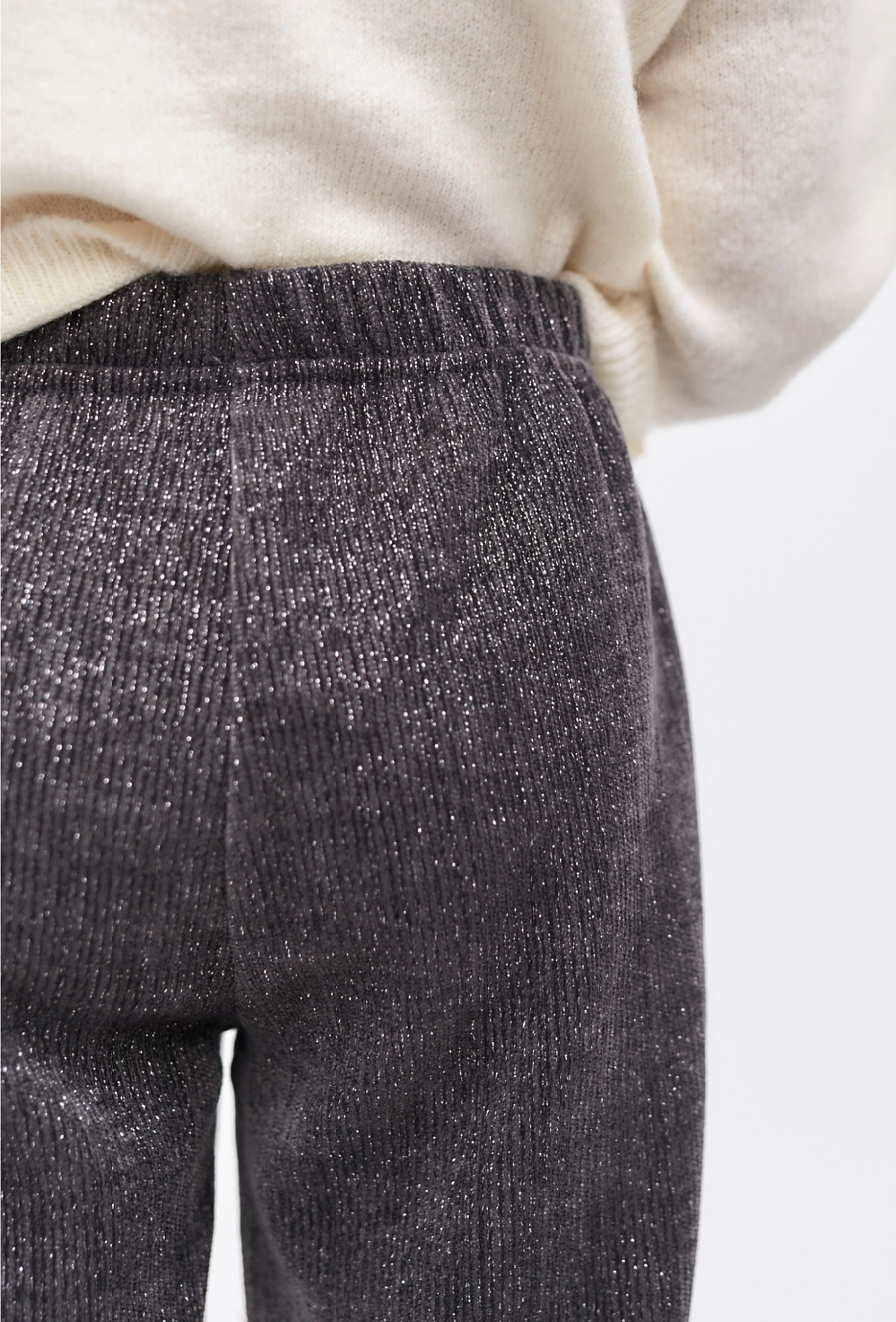 Szare spodnie wide leg dla dziewczynki - 510.15.