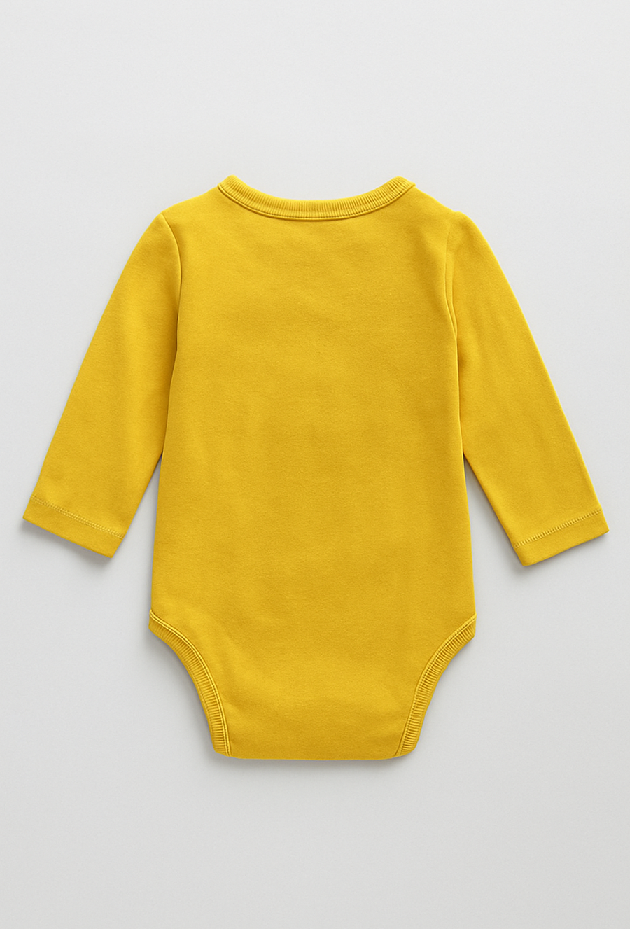 Body niemowlęce – żółte z napisem „moja bryka”