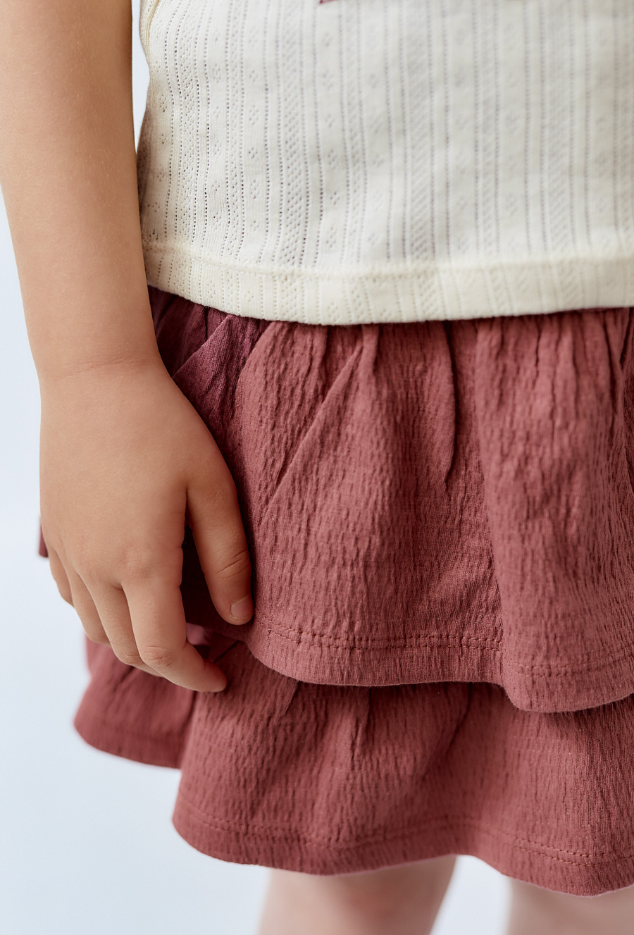 Spódniczka z podwójną falbaną