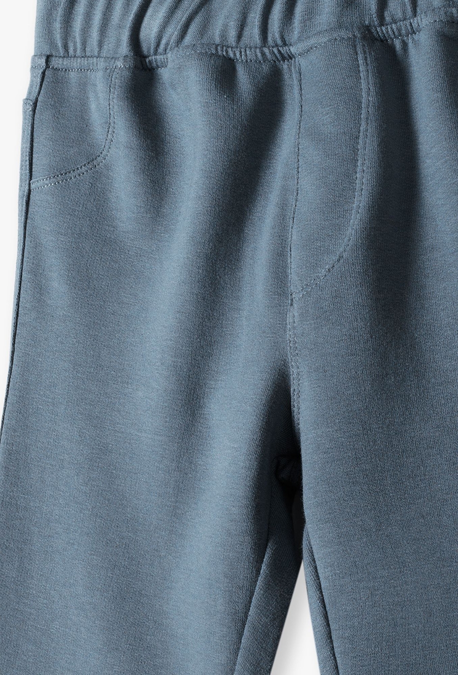 Gładkie tregginsy dziewczęce - niebieskie