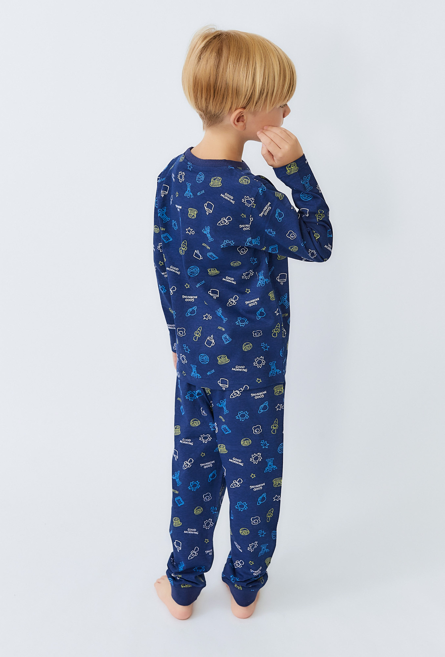 Chłopięca piżama z nadrukiem