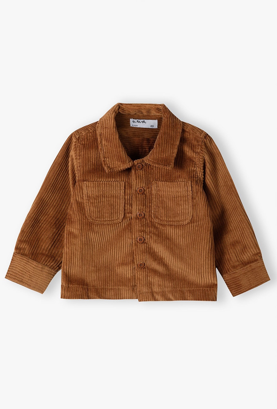 Sztruksowa cienka kurtka dla niemowlaka