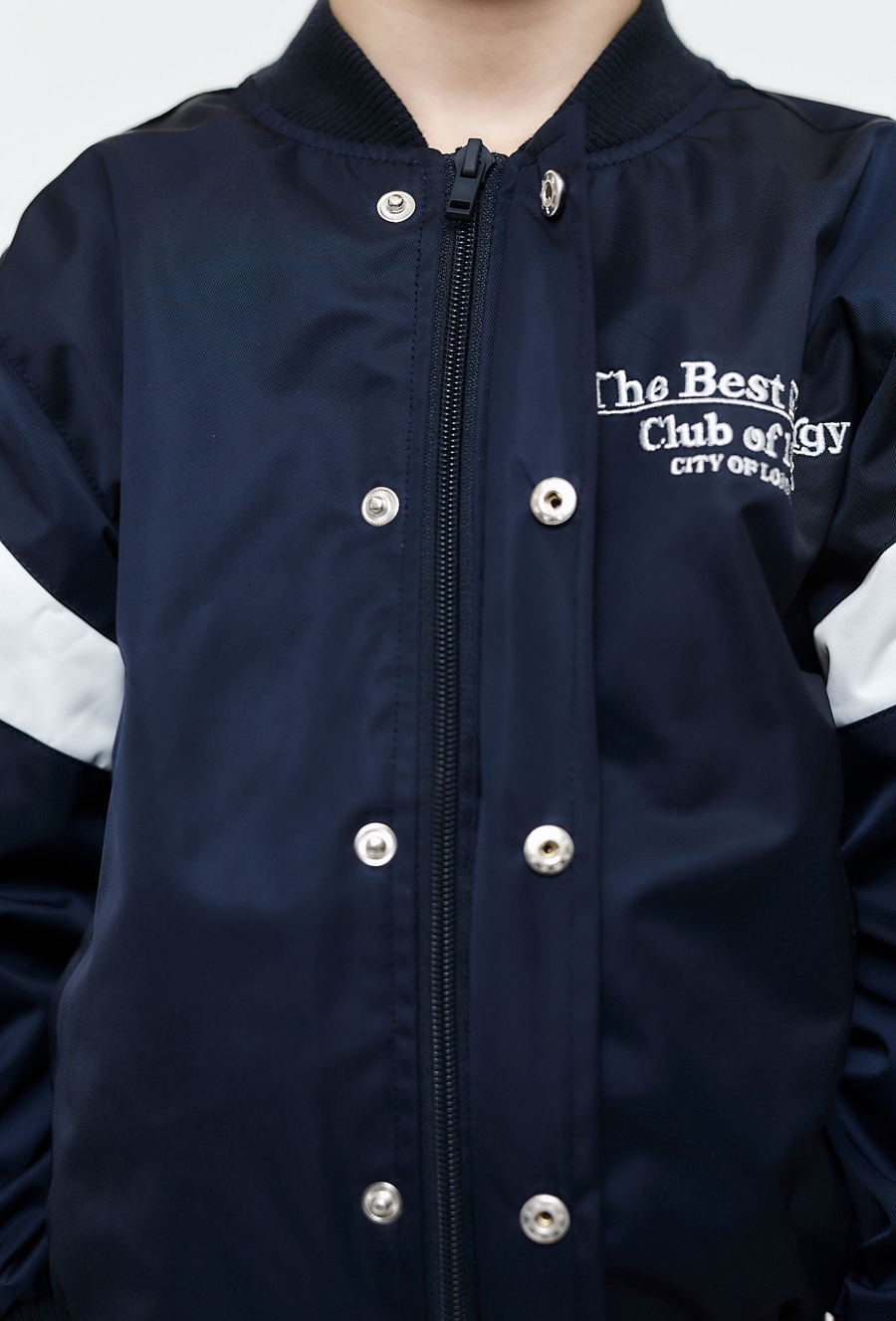 Granatowa kurtka wiosenna - bomberka