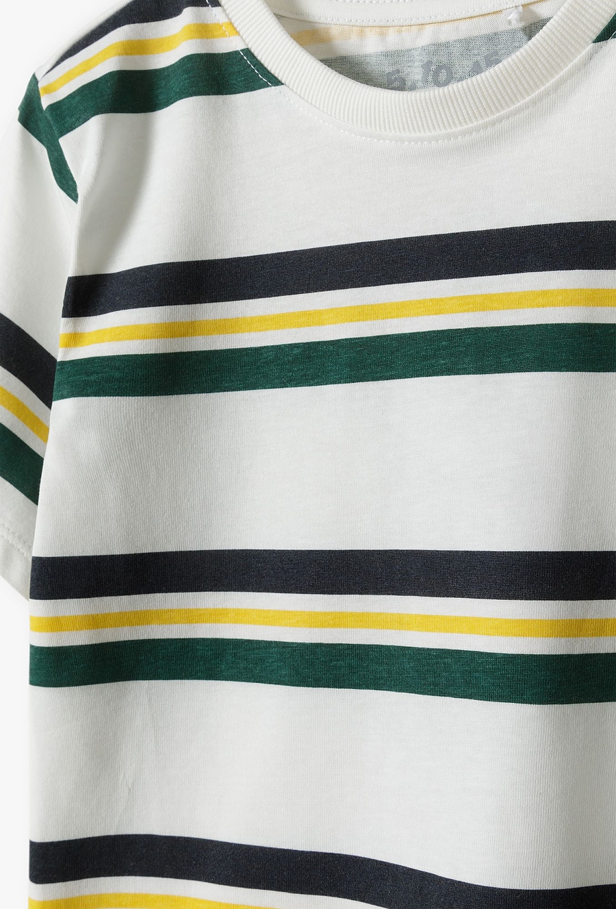 Bawełniany t-shirt chłopięcy w paski - 510.15.