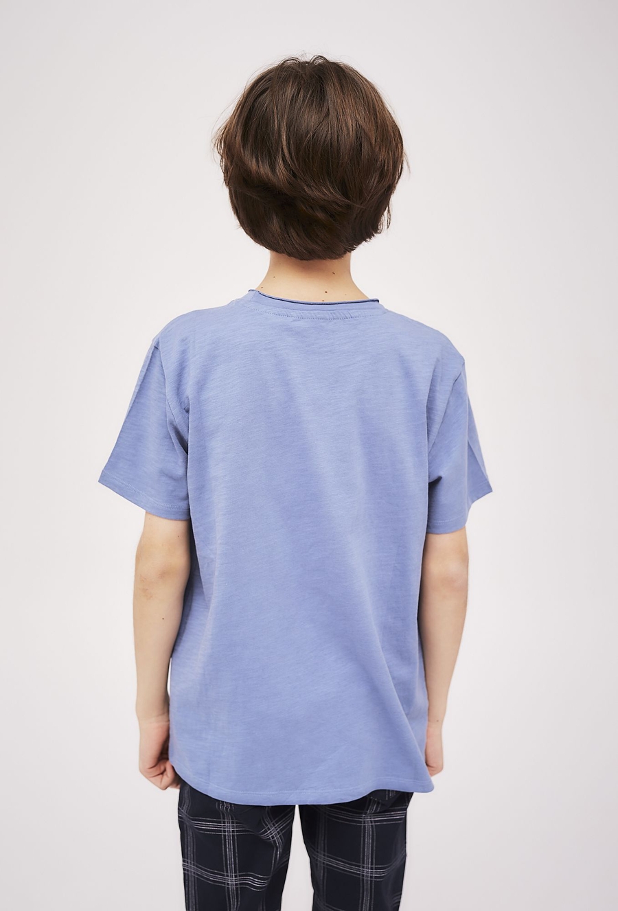 Niebieski t-shirt chłopięcy z nadrukiem - Balance