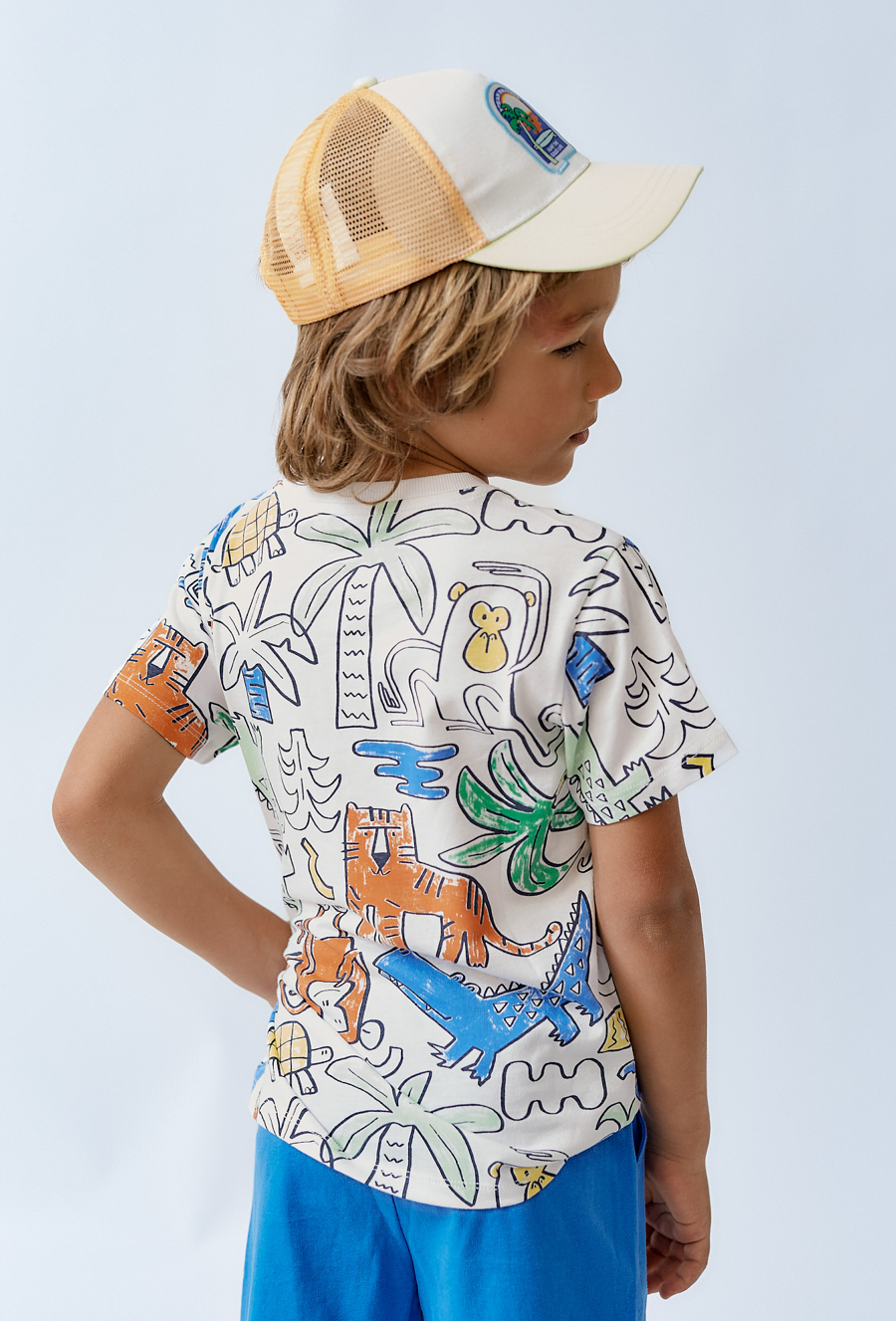 T-shirt chłopięcy z kolorowym nadrukiem