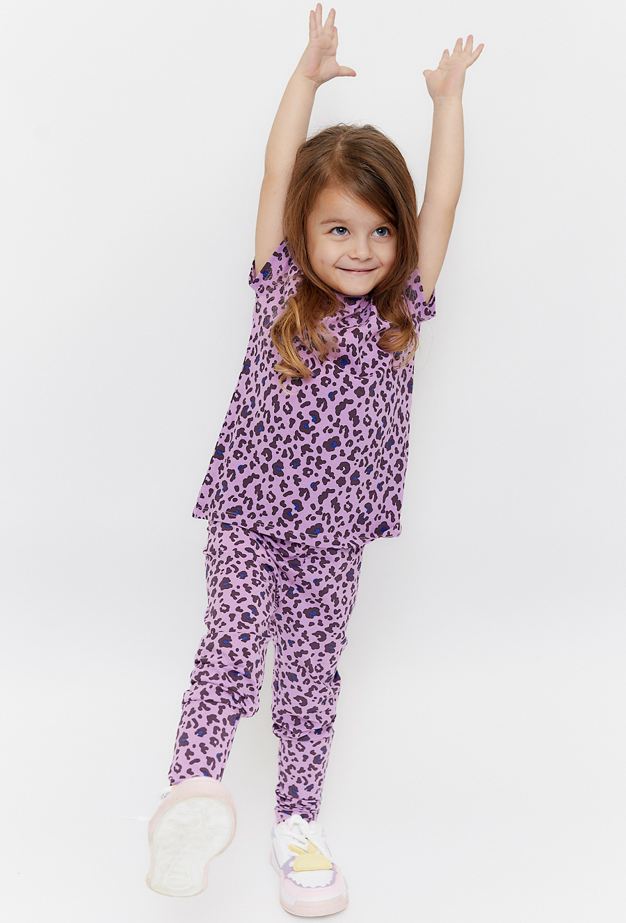 Fioletowa koszulka w panterkę - Limited Edition