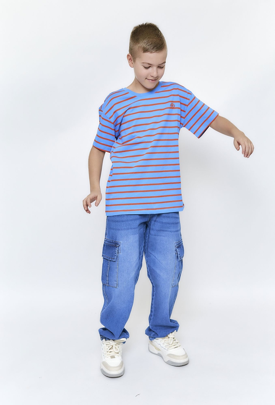 Chłopięcy t-shirt w paski