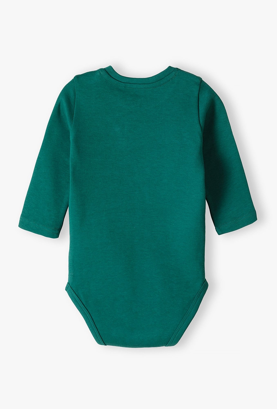 Zielone body niemowlęce z motywem świątecznym